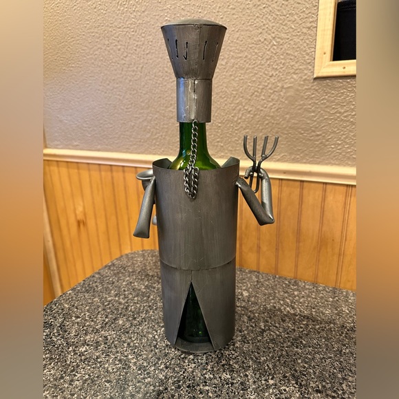 Chef Decorative Wine Holder - Picture 2 of 8